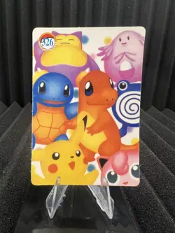 Pokemon Vintage Pocket Monsters Vending HOLO Prism Sticker Bandai 1999 Nintendo - Image 2