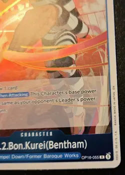 Mr.2.Bon.Kurei(Bentham) OP16-106 Foil Rare The Time Of Battle One Piece CCG - Image 5
