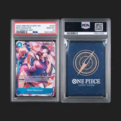 2022 One Piece TCG OP01-078 Boa Hancock Alt Art Romance Dawn English PSA 10 - Image 3