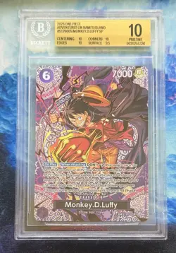 Bandai One Piece Monkey D. Luffy SP Foil ST26-005 BGS 10 Pristine 2026 - Image 1