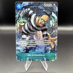 One Piece TCG Mr.3 (Galdino) OP16-056 - SR Alt Art - The Time Of Battle - Image 1