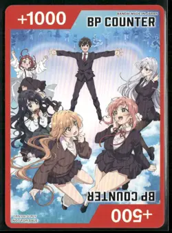 100 Girlfriends BP Counter Card- Union Arena TCG Promotional Card NM - Image 2