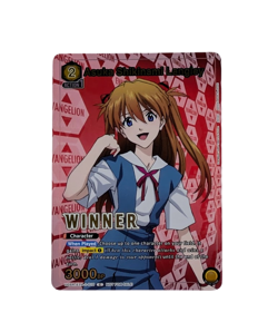 Union Arena Evangelion Asuka Shikinami Langley Winner Promo x1 - UEPR - NM - Image 1