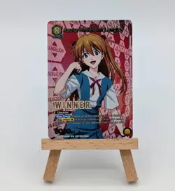 Union Arena Evangelion Asuka Shikinami Langley Winner Promo x1 - UEPR - NM - Image 2