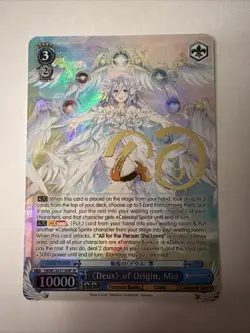 Weiss Schwarz "Deus" of Origin, Mio SP English NM - Image 1