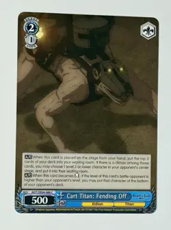 Weiß Schwarz TCG: Cart Titan: Fending Off AOT/SX04-088 C AOT:Final Season Set - Image 2