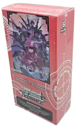 Weiss Schwarz Gun Gale Online II Extra Booster Box 6 Packs Factory Sealed - Image 1