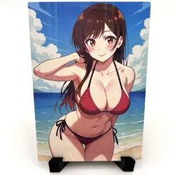 Rent-A-Girlfriend Chizuru Mizuhara Sexy Bikini Anime Waifu Goddess Story Card - Image 1