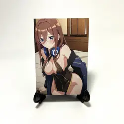 The Quintessential Quintuplets Miku Nakano Sexy Hot Anime Waifu Goddess Art Card - Image 2