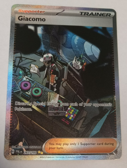 Giacomo - 267/193 - Pokemon SV02 Paldea Evolved Special Illustration Rare LP - Image 3