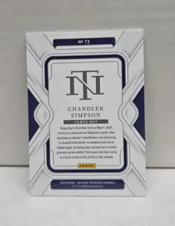 CHANDLER SIMPSON 2025 National Treasures RED ~ Mets #'d /75 - Image 2