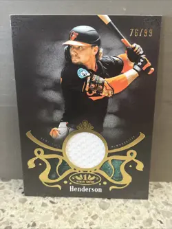 Topps 2026 Tier One Gunnar Henderson Shadow Relic SR-PS /99 Orioles - Image 1
