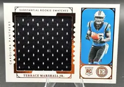 2021 Panini Terrace Marshall Jr. Substantial Rookie Swatches /60 No. SRS-TM - Image 1