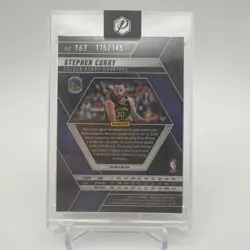 Stephen Curry 2024 Panini Mosaic #163 Blue Seismic Prizm #’d/149 - Image 2