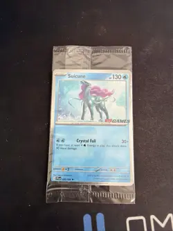 Suicune 026/094 Pokemon TCG Phantasmal Flames EB Games Stamped Promo - SEALED - Image 1