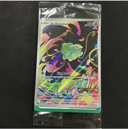 IN HAND - Pokemon Bulbasaur Mega Evolution 133/132 English BOX TOPPER SEALED - Image 2