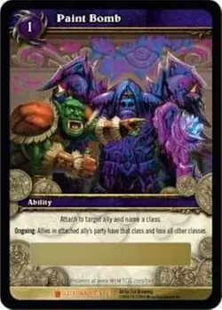 World of Warcraft PAINT BOMB LOOT card Unused Unscratched WOW NEW! - Image 1
