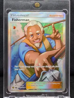 Fisherman SV83/SV94 Pokemon TCG Hidden Fates: Shiny Vault NM Full Art Ultra Rare - Image 1