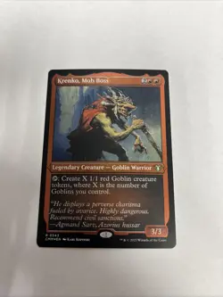 Krenko Mob Boss Foil Etched Card #0543 MTG LP - Image 1