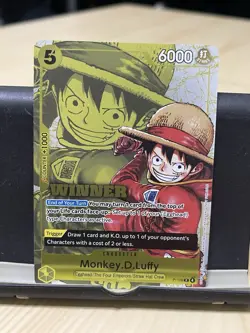Monkey D Luffy P-106 Winner Pack 2026 Vol.2 One Piece Card - Image 1