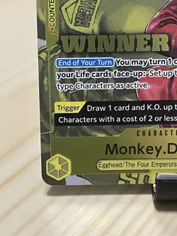 Monkey D Luffy P-106 Winner Pack 2026 Vol.2 One Piece Card - Image 5