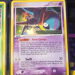Nintendo Pokemon TCG 2-Card Lot Venusaur 28/100 Deoxys 2/106 Reverse Holo - Image 2
