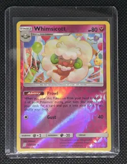 Unified Minds 144/236 Whimsicott Rare Reverse Holo Pokemon Card - Image 5