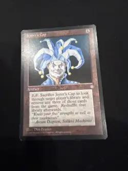MTG Jester's Cap Ice Age Regular LP+ English Edition Card 1 - Image 1