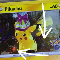 PSA 9 FART DOUBLE WHOLE SWIRL BLEED 🌀💫 Pikachu SWSH234 Go Promo Pokemon Card - Image 1