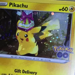 PSA 9 FART DOUBLE WHOLE SWIRL BLEED 🌀💫 Pikachu SWSH234 Go Promo Pokemon Card - Image 2