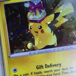 PSA 9 FART DOUBLE WHOLE SWIRL BLEED 🌀💫 Pikachu SWSH234 Go Promo Pokemon Card - Image 3
