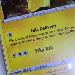 PSA 9 FART DOUBLE WHOLE SWIRL BLEED 🌀💫 Pikachu SWSH234 Go Promo Pokemon Card - Image 4