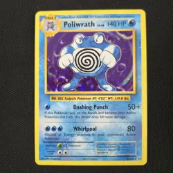 HEAVY BLEED ERROR Poliwrath 25/108 XY Evolutions Holo Rare Pokemon Card - Image 3