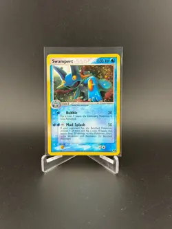 Swampert 5/17 POP Series 1 2006 Holo Pokemon Card - NP MINT! SWIRL!! - Image 1