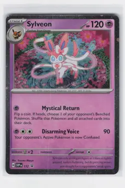 Pokemon TCG SV: Scarlet & Violet Promo Cards Sylveon - (Cosmos Holo) 172 -NM - Image 1