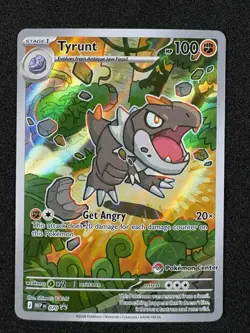Tyrunt 070 Pokemon Center Promo Stamped Card - Image 1