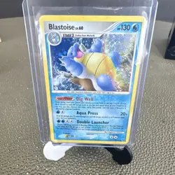 Blastoise Platinum Holo Rare 2/127 Stage 2 130HP Kagemaru Himeno Pokemon Card - Image 1