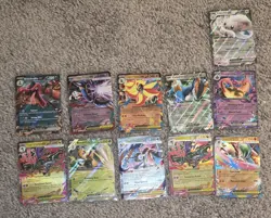 Lot Of 11 - Pokemon Chaos Rising Double Rare EX Holo NM Mint Trading Cards - Image 1