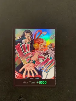 One Piece Card Game Don!! Uta Dallas 2025 Promo Card Holo Don!! - Image 1