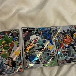 Nintendo Pokemon TCG Celebrations 3-Card Lot English Holo Promo Oshawott - Image 1