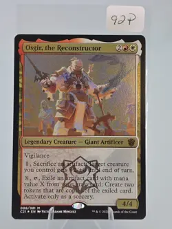 MTG Osgir, The Reconstructor Thick Stock Foil Card, Plastic Promo - Image 1