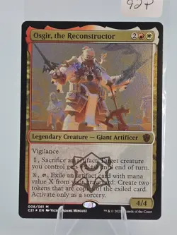 MTG Osgir, The Reconstructor Thick Stock Foil Card, Plastic Promo - Image 4