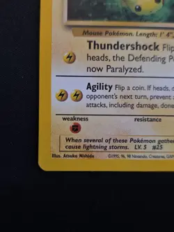 Black Star Promo Pikachu 27 - Wizards Of The Coast - Rare Non-holo Pokemon Card - Image 5