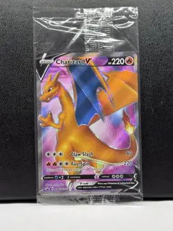 Charizard V SWSH050: Sword & Shield Promo Card (SEALED) - Image 1