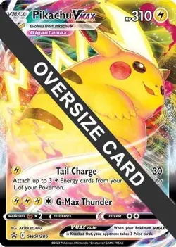 Pikachu VMAX - SWSH286 - Oversized Jumbo Card - Pokemon NM - Image 1