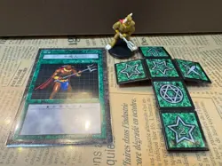 Yu-Gi-Oh Dungeon Dice Monsters Ushimajin Figure Card - Image 1