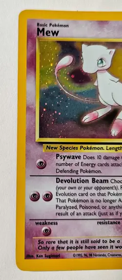 Pokemon Card - TCG Mew Holo Promo Card #9 - Image 2
