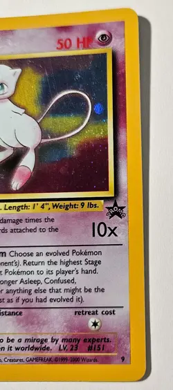 Pokemon Card - TCG Mew Holo Promo Card #9 - Image 3