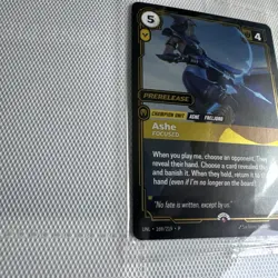 Riftbound League of Legends TCG english Card Unleashed Ashe 169/219 P Promo - Image 3