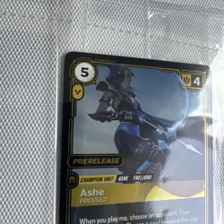 Riftbound League of Legends TCG english Card Unleashed Ashe 169/219 P Promo - Image 5
